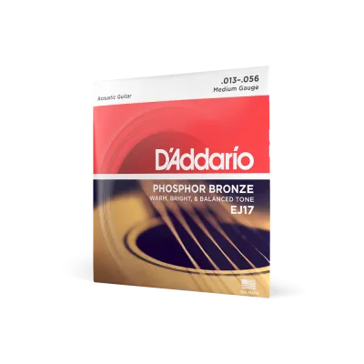 DA Phosphor Bronze Round Wound Medium 13-56 - EJ17