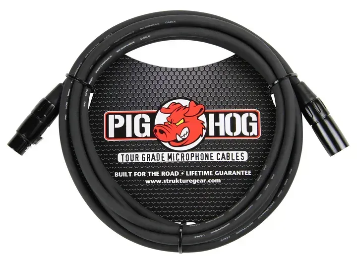 Pig Hog 10' XLR Mic Cable PHM10