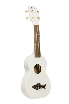 MAKALA Great White Soprano Shark Ukulele - MK-SS/WHT