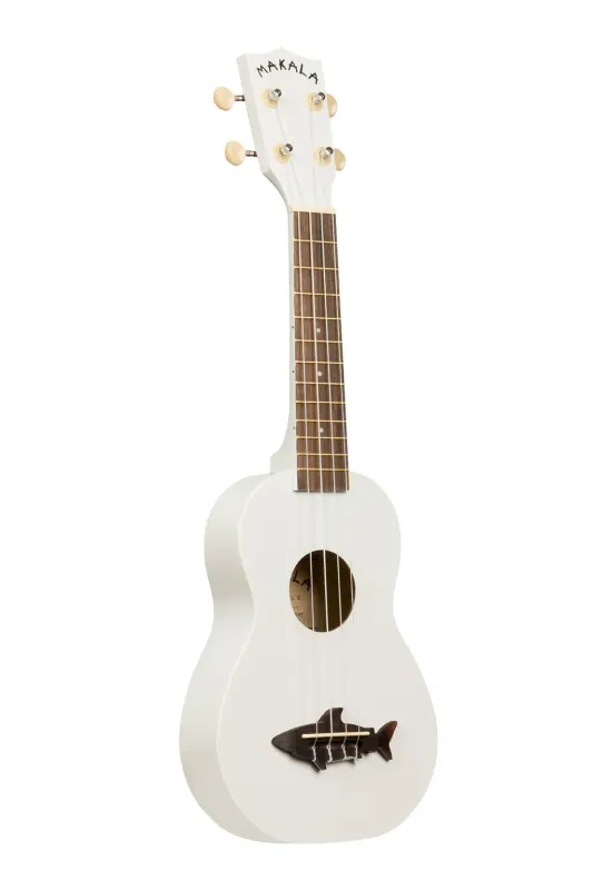 MAKALA Great White Soprano Shark Ukulele - MK-SS/WHT
