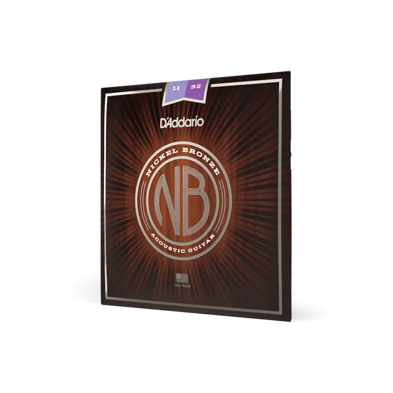 DA Nickel Bronze Custom Light Acoustic Strings 11-52 - NB1152