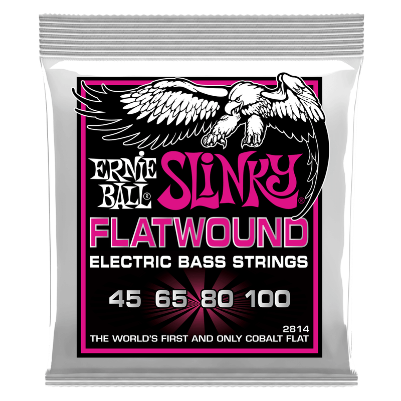 Ernie Ball 2814 Flatwound Slinky Bass Strings 45-100