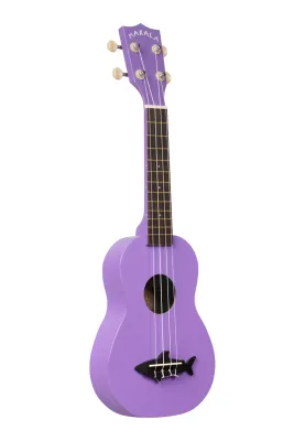 MAKALA Sea Urchin Purple Soprano Shark Ukulele - MK-SS/PUR
