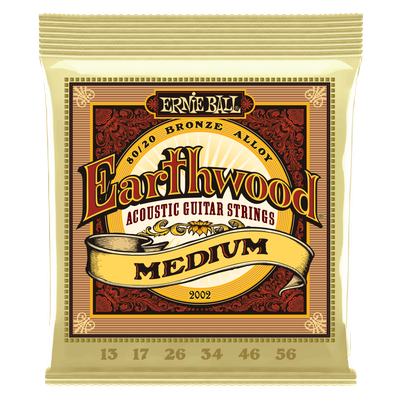 Ernie Ball 2002 Earthwood 80/20 Medium Acoustic Guitar Strings