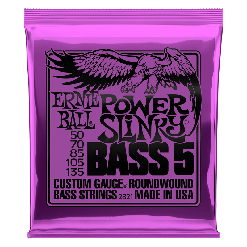 Ernie Ball 2821 Power Slinky 5-String Bass Strings