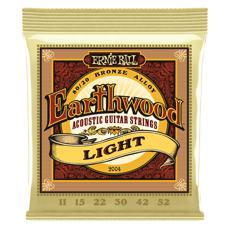 Ernie Ball 2004 Earthwood 80/20 Light Acoustic Guitar Strings