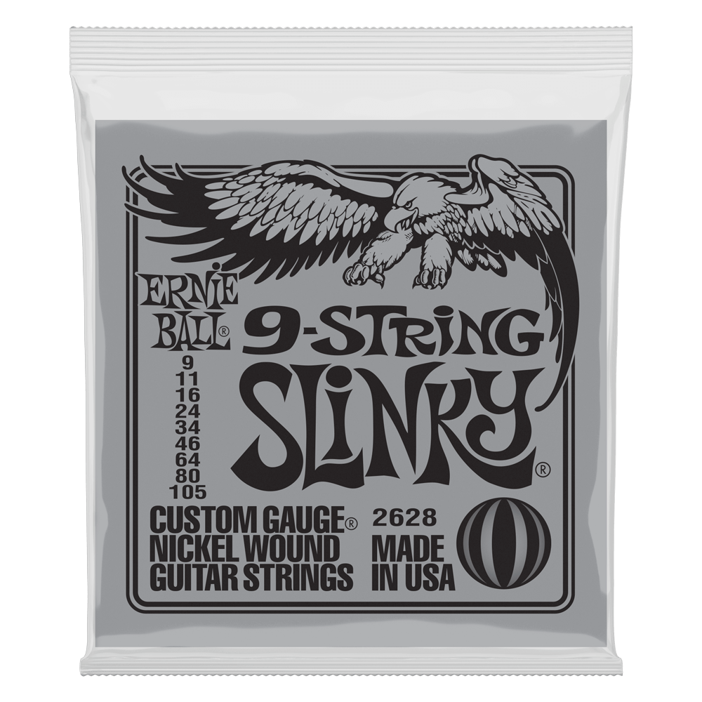 Ernie Ball 2628 9-String Slinky Electric Guitar Strings