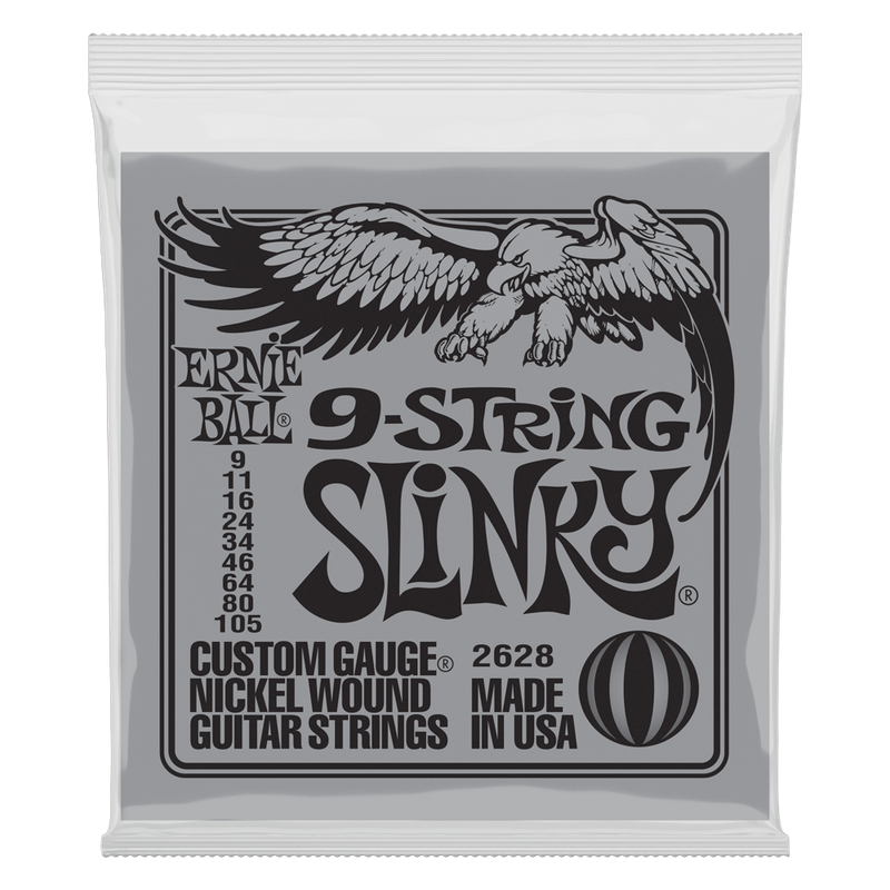 Ernie Ball 2628 9-String Slinky Electric Guitar Strings