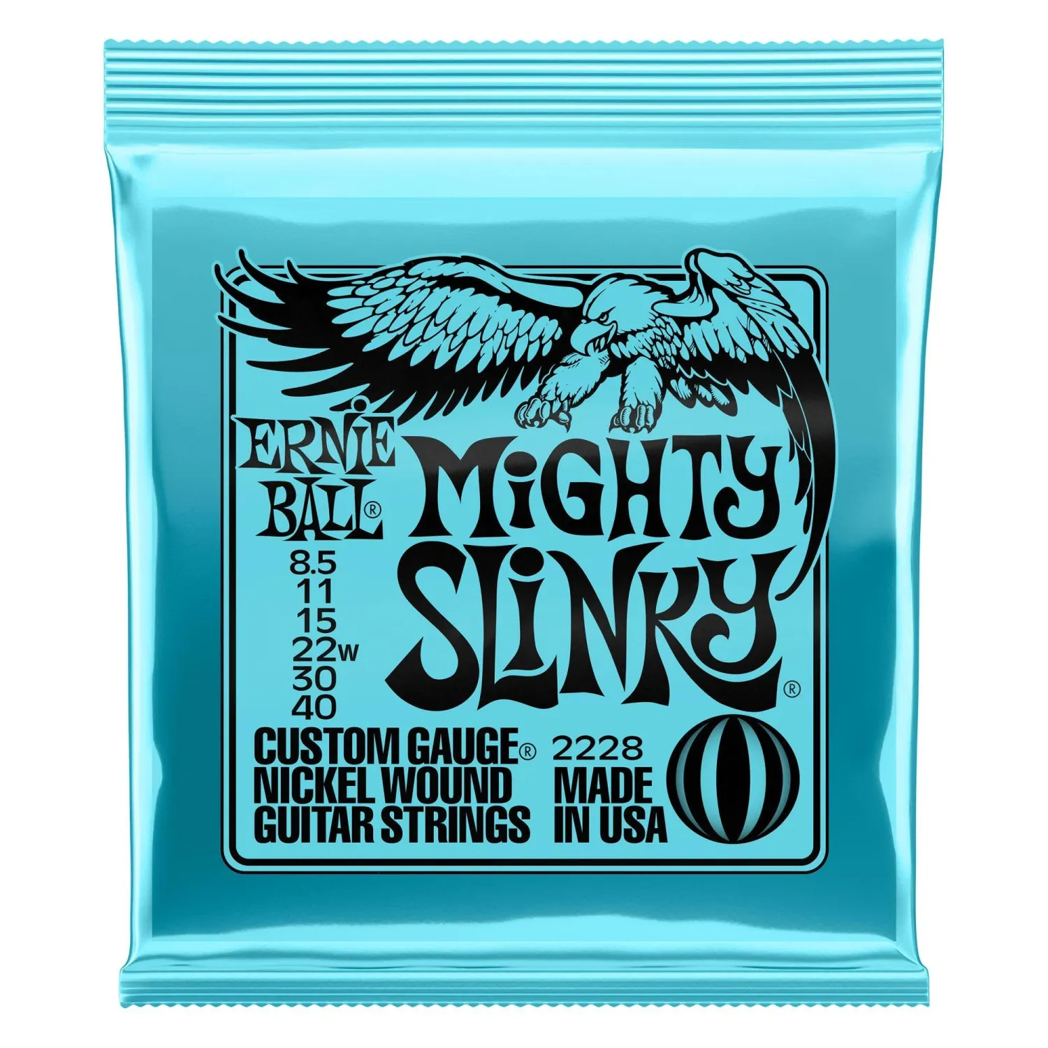 Ernie Ball 2228 Mighty Slinky Electric Guitar Strings