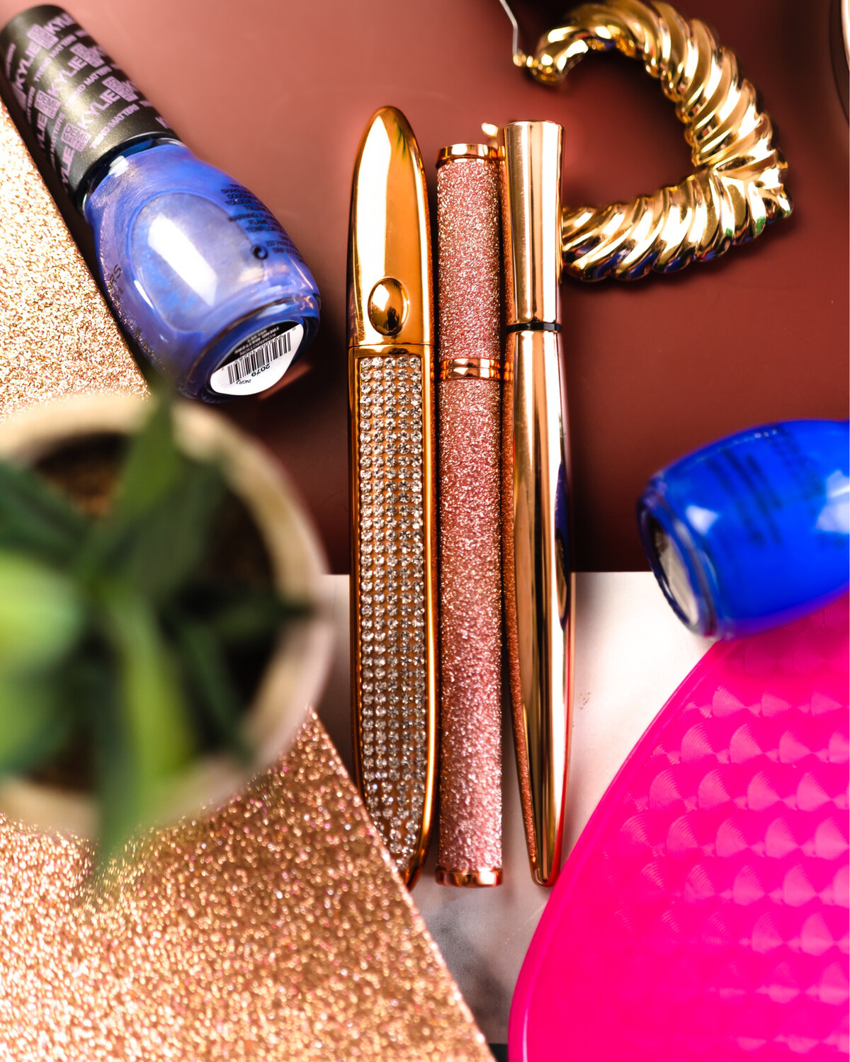 Precision Eyeliner Pen - Gold w/Diamonds 