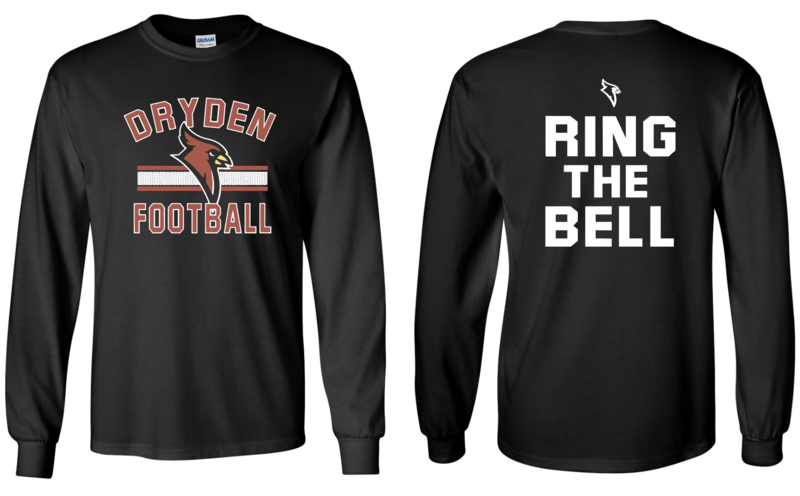 Dryden Football -"RING the Bell" Long Sleeve T-shirt