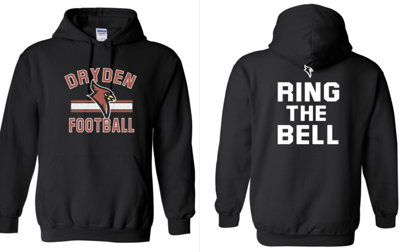Dryden Football -"RING the Bell" Hooded Sweatshirt