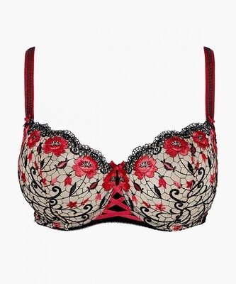 Aubade QC14-02 zwart rood