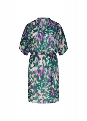 Cyell 310465 Ikat Teal Strandtuniek