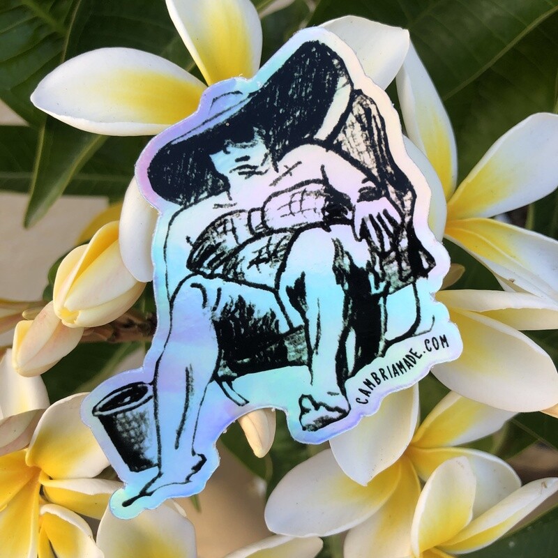 Bay Lady Holo Sticker