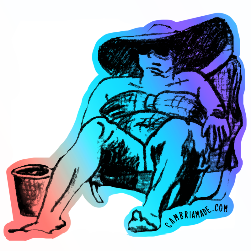 Bay Lady Holo Sticker