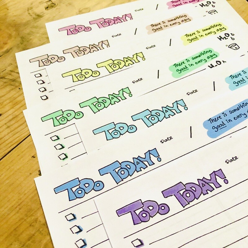 Rainbow Planner Pages