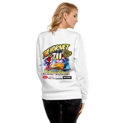 75th Catalina Ski Race - 711 Hornet Team Crewneck Sweatshirt (White)