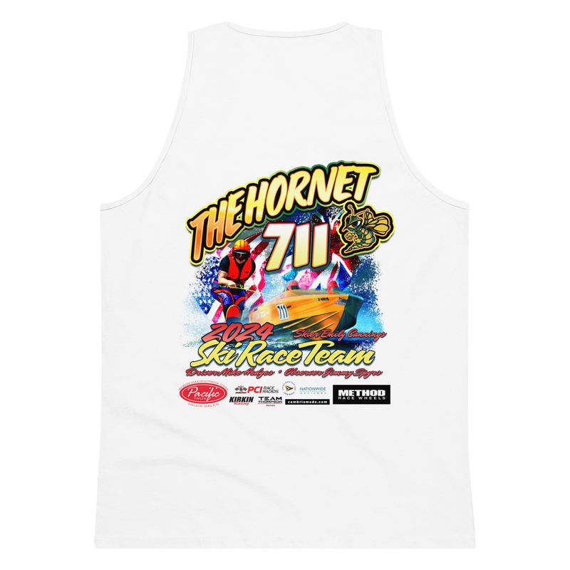 75th Catalina Ski Race - 711 Hornet Team Men's Tank (White or Gold)