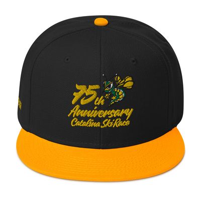 75th Catalina Ski Race - 711 Hornet Team Embroidered Flatbill Hat