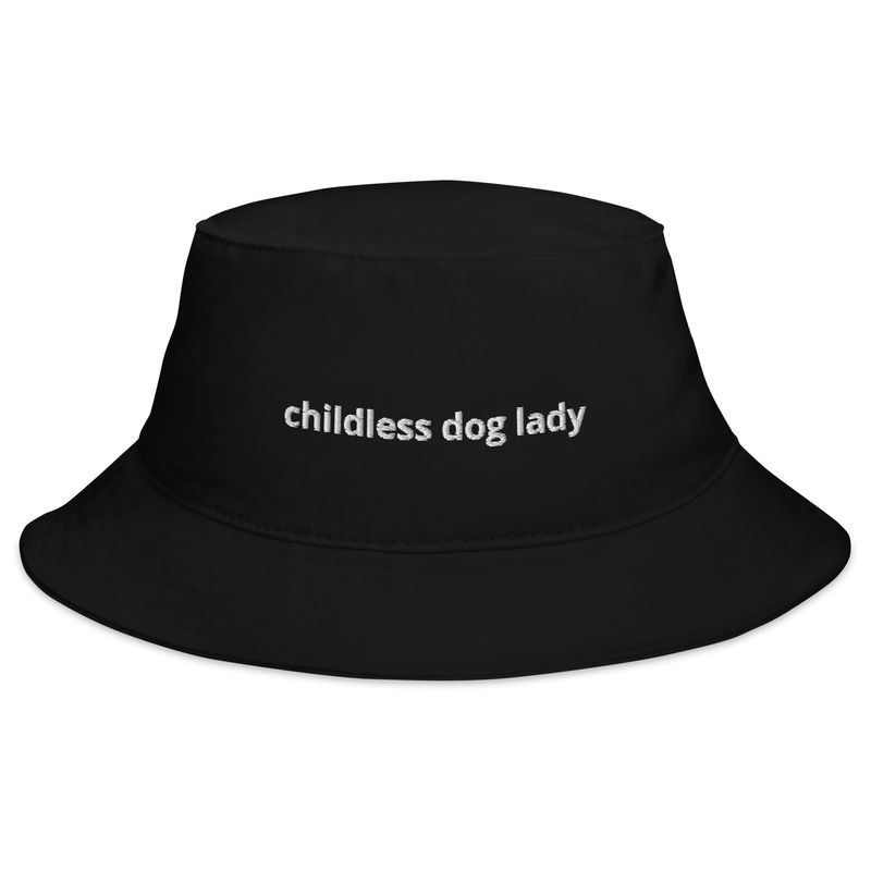 Childless Dog Lady Bucket Hat