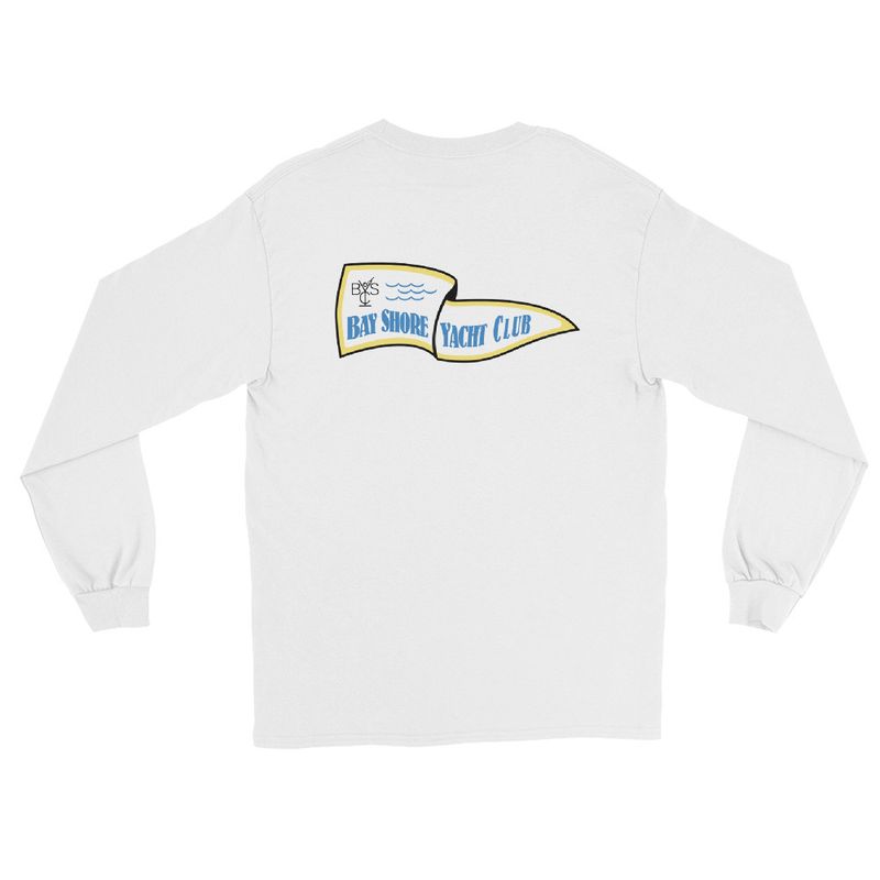 Bay Shore Yacht Club Long Sleeve Shirt (Light Colors)