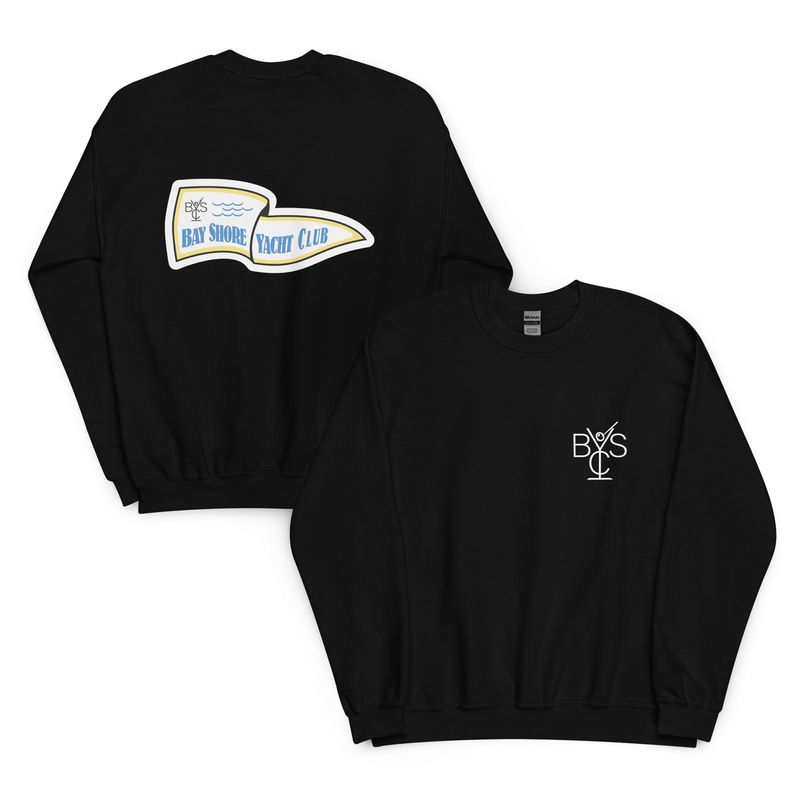 Bay Shore Yacht Club Sweatshirt (Dark Colors)