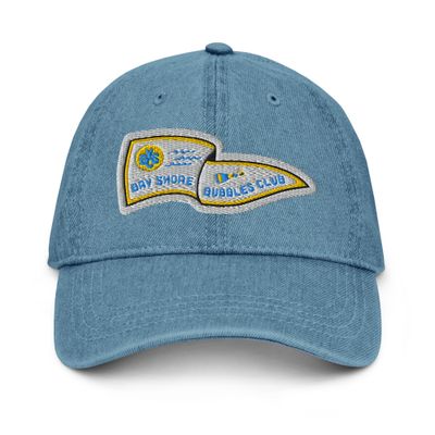 Bay Shore Bubbles Club Denim Cap (multiple colors)