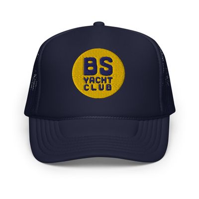 BS Yacht Club Navy Puffy Trucker