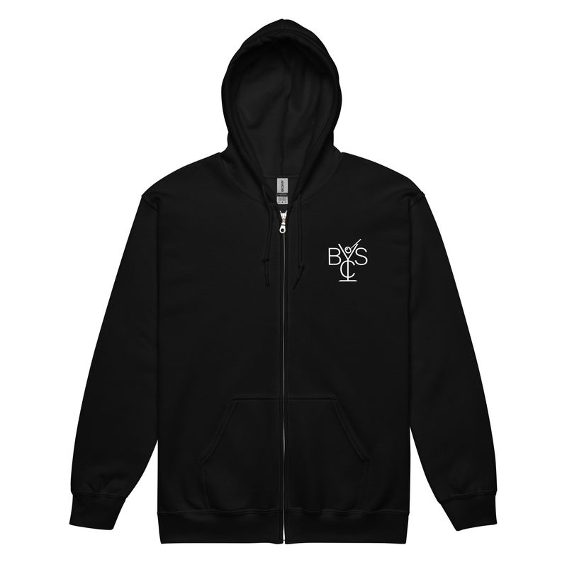 Bay Shore Yacht Club Zip Up Hoodie (Dark Colors)