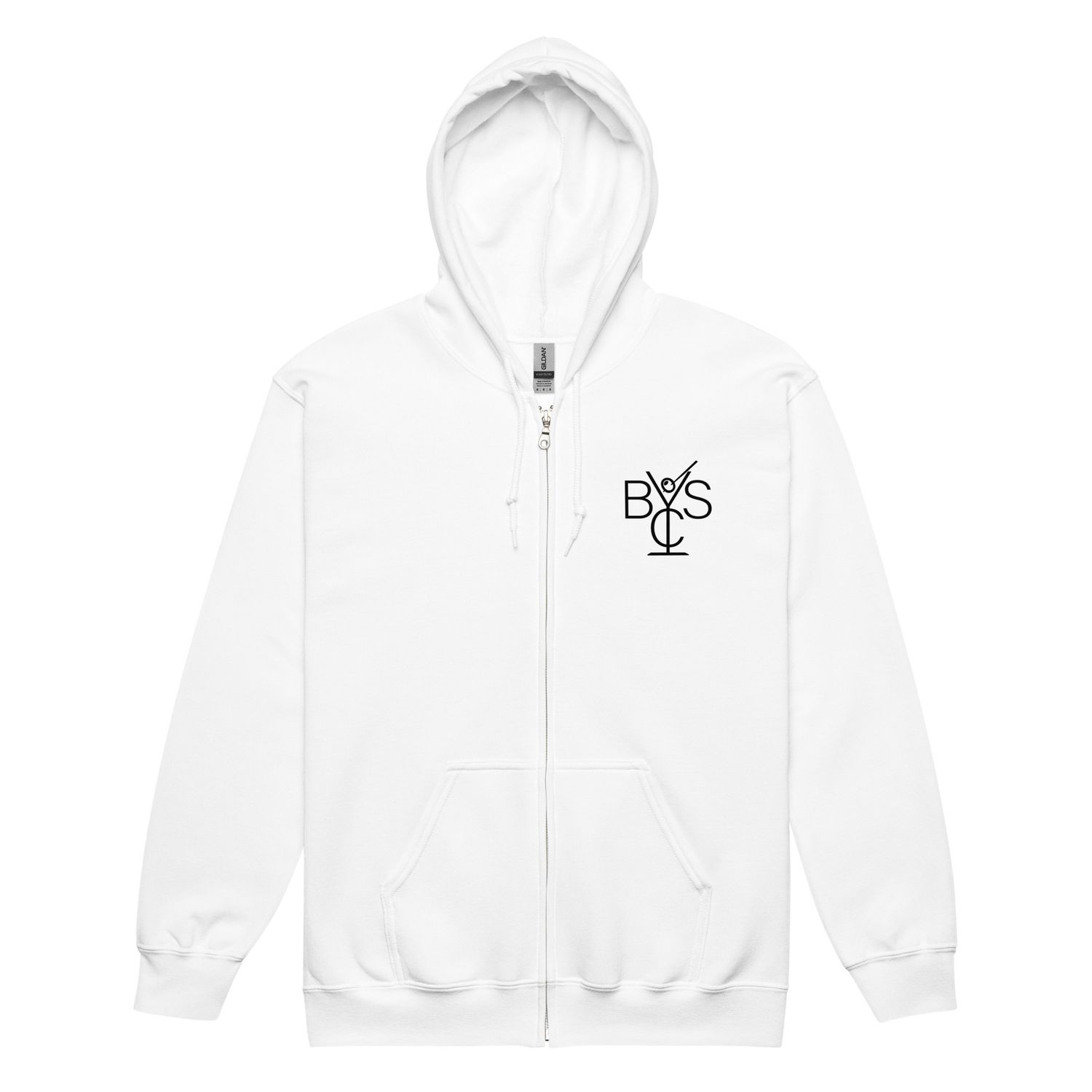 Bay Shore Yacht Club Zip Up Hoodie (Light Colors)
