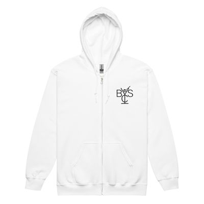 Bay Shore Yacht Club Zip Up Hoodie (Light Colors)