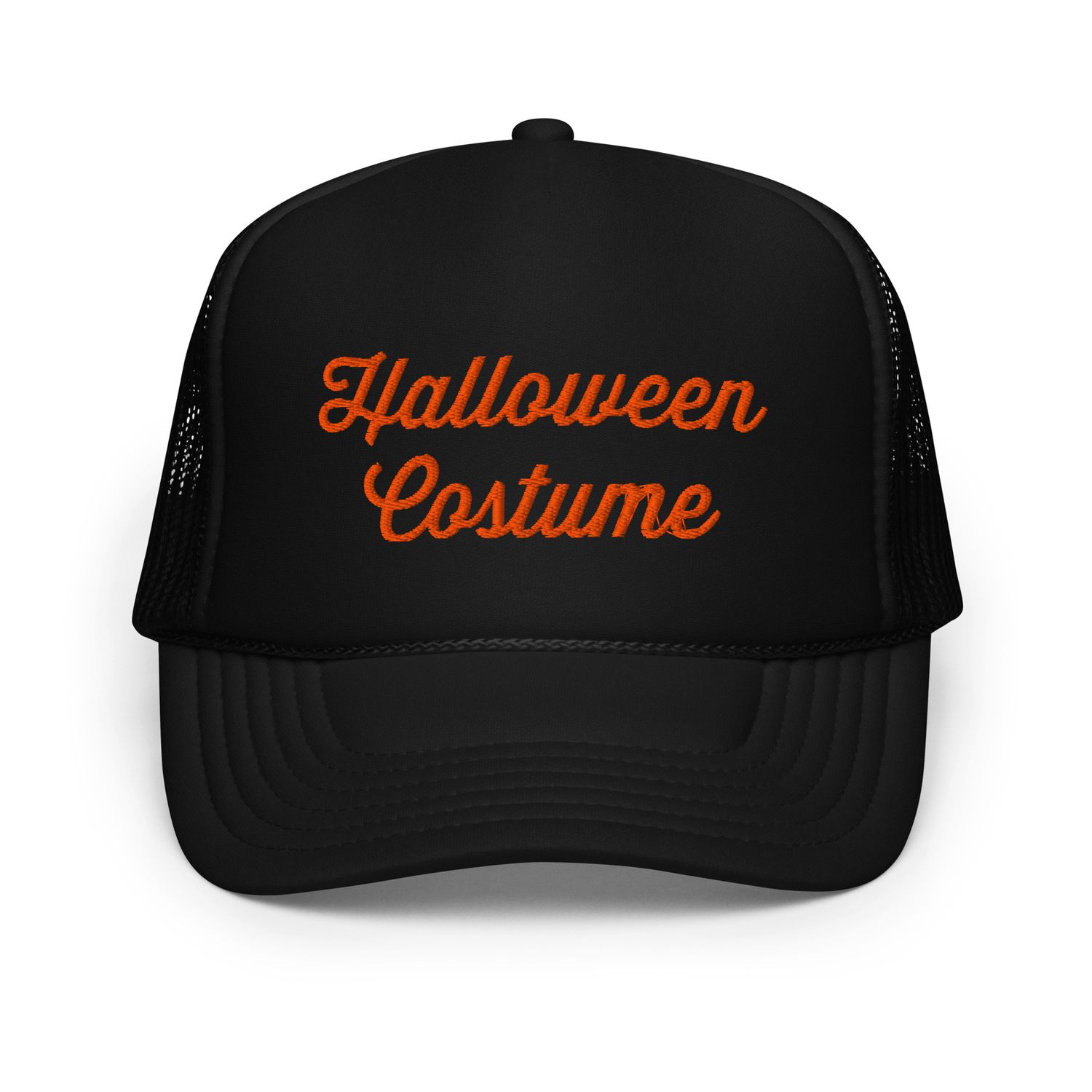 Halloween Costume Embroidered Trucker Cap