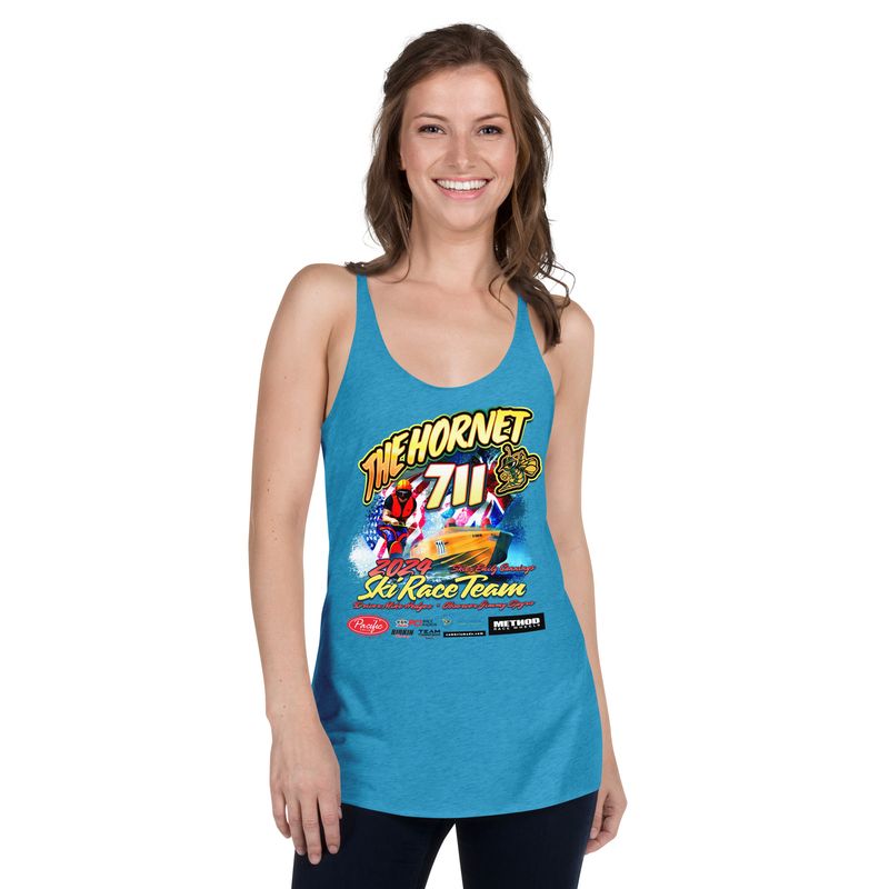 75th Catalina Ski Race - 711 Hornet Team Women's Tank (White or Sky Blue)