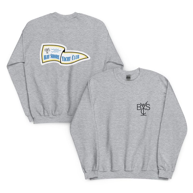 Bay Shore Yacht Club Sweatshirt (Light Colors)