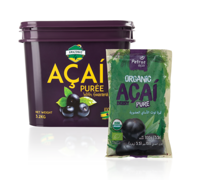 Açai with Guarana Purée 3.2KG + 20 sachets Açaí pure pulp Açai with Guarana Purée 3.2KG + 20 sachets Açaí pure pulp