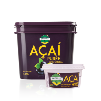 Açaí with Guaranà Purée 3.2KG + Açaí Sorbet with Guaranà Açaí with Guaranà Purée 3.2KG + Açaí Sorbet with Guaranà