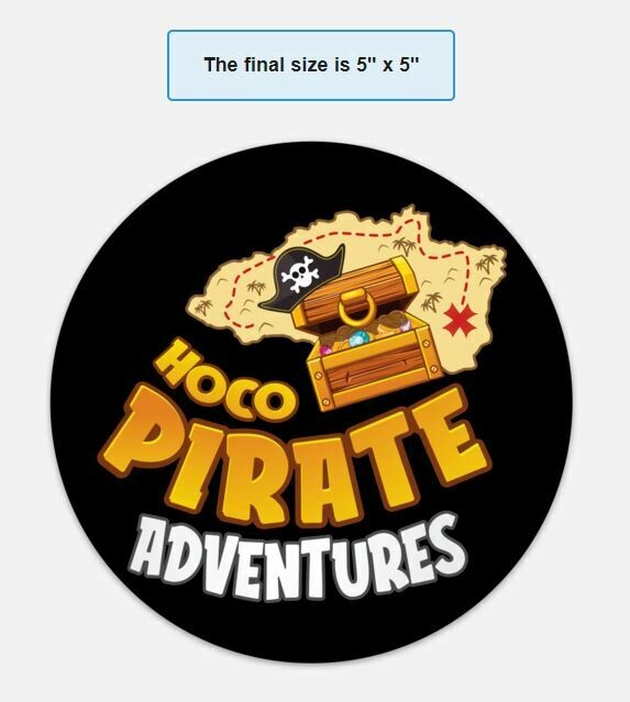 HoCo Pirate Adventures Sticker
