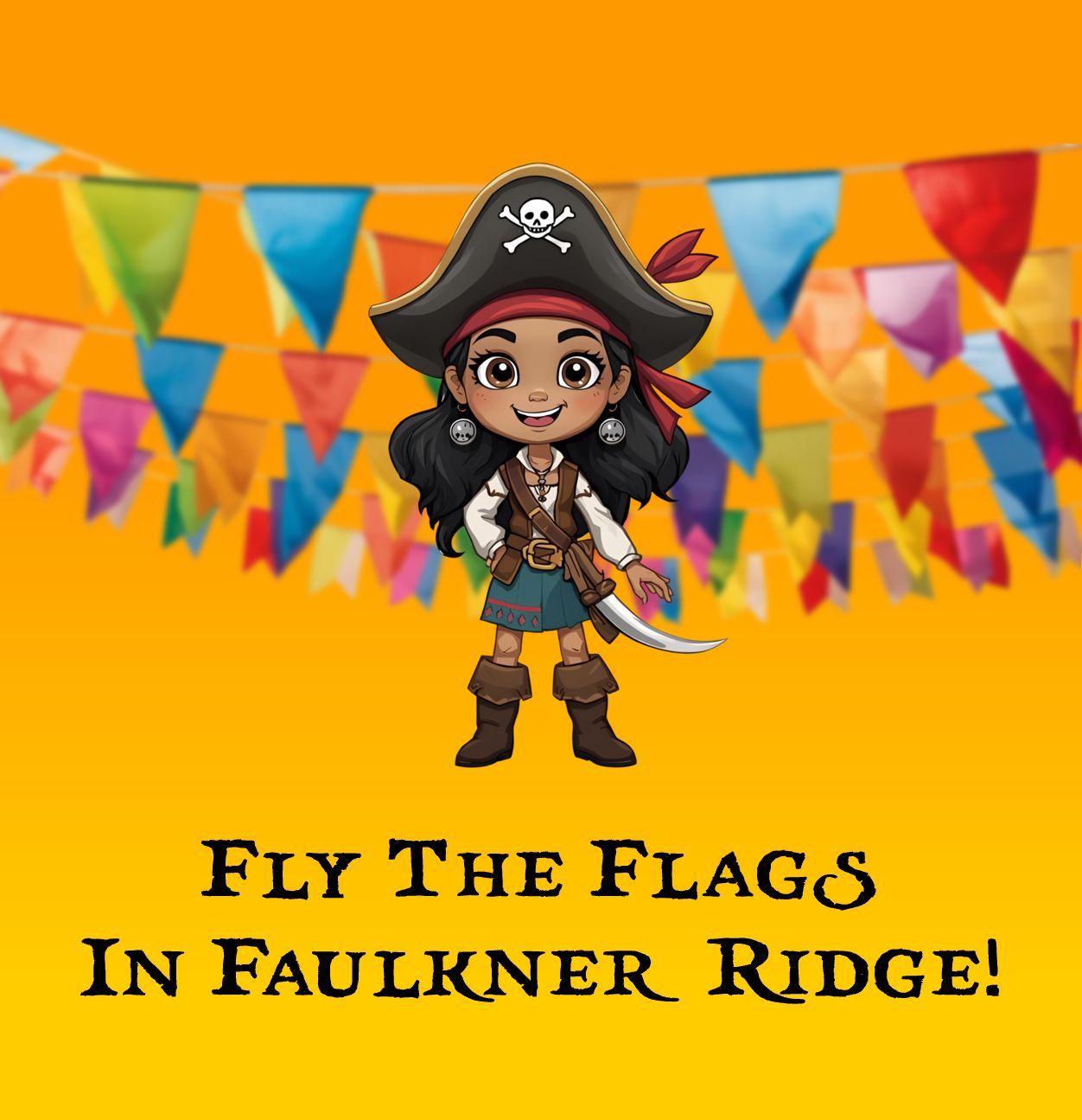 The September Treasure Hunt - &quot;Fly The Flags In Faulkner Ridge!&quot;