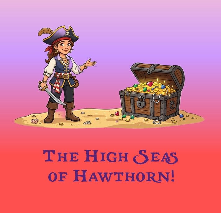 The May Pirate Treasure Hunt - "The High Seas of Hawthorn!"