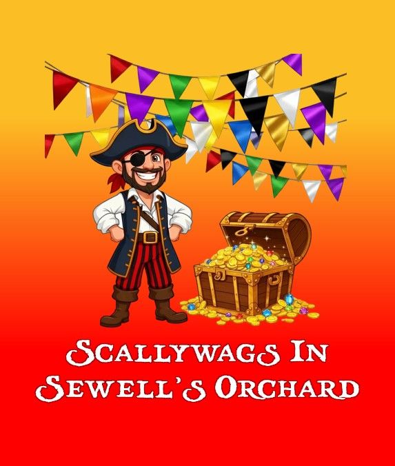 The August Pirate Treasure Hunt - "Scallywags in Sewell's Orchard!"