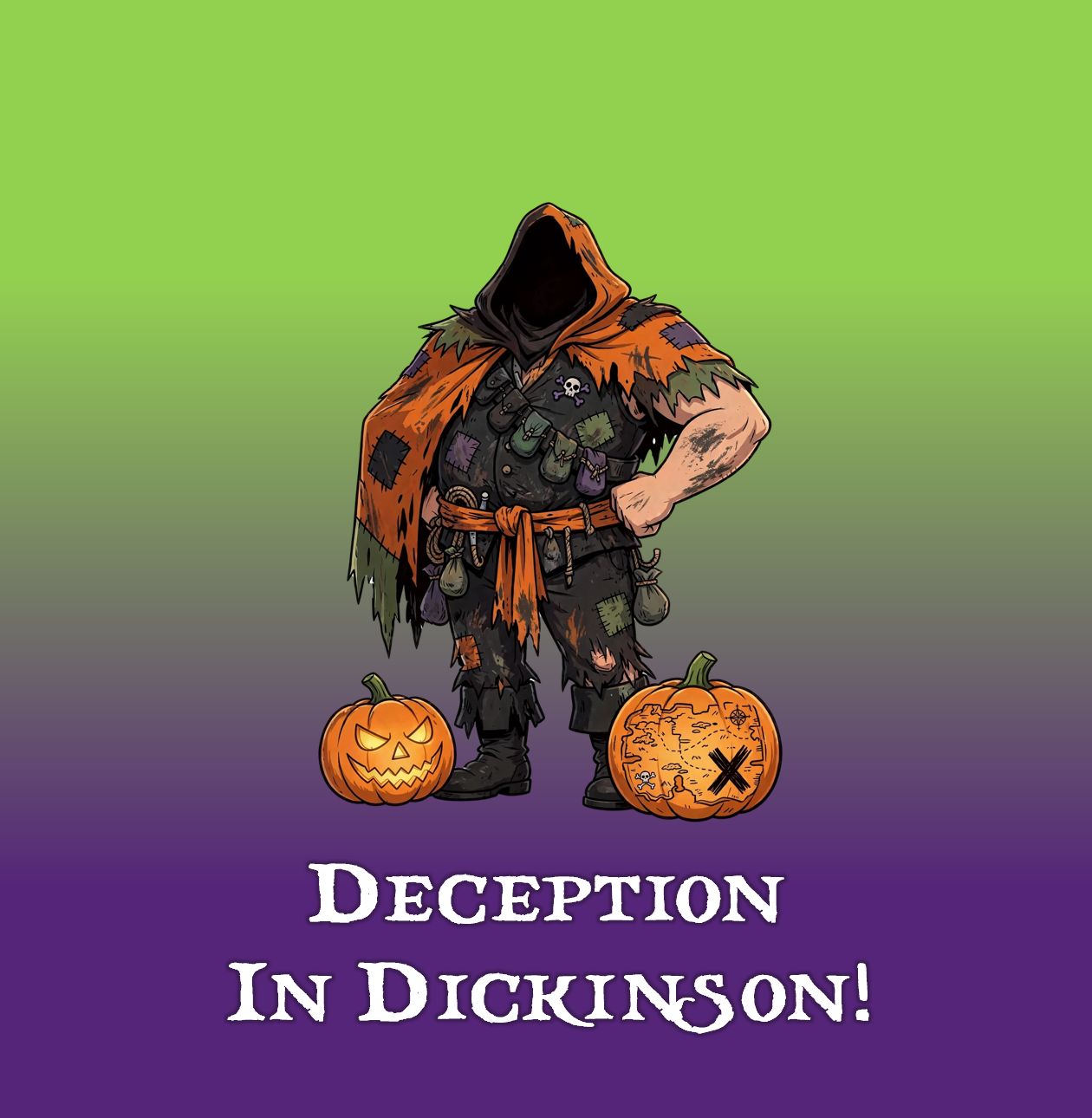 The October Pirate Treasure Hunt - "Deception In Dickinson!"
