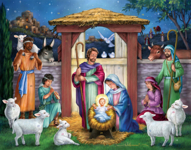 Holy Manger Advent Calendar BB762