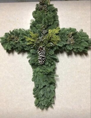 Cross Wreath - Locally Made