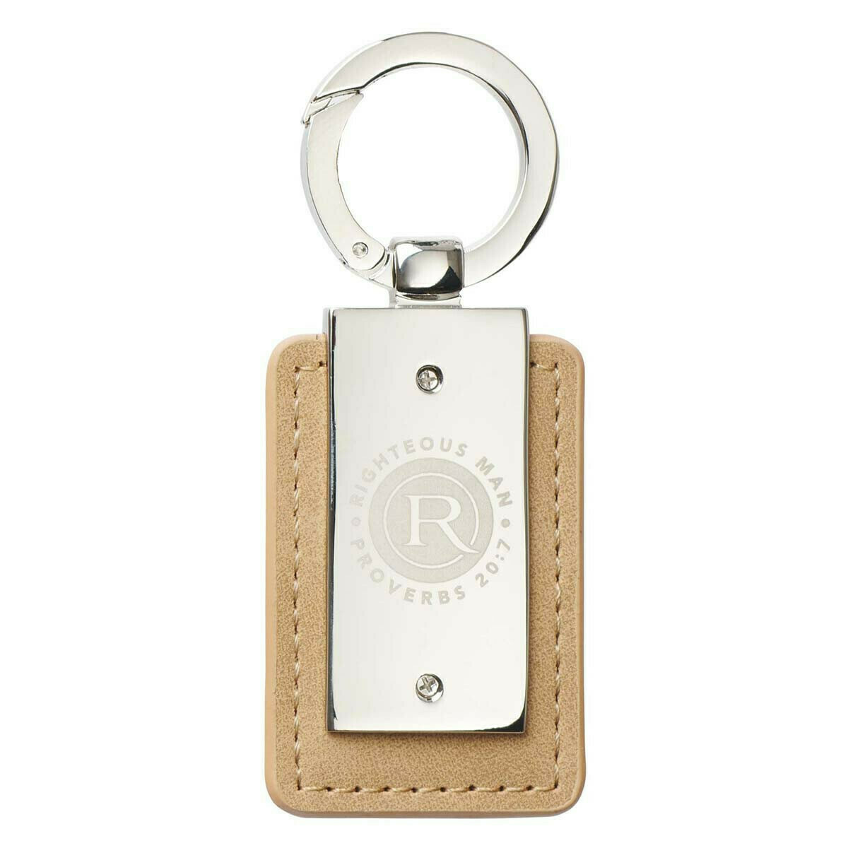 Righteous Man Keyring in Tin - Proverbs 20:7