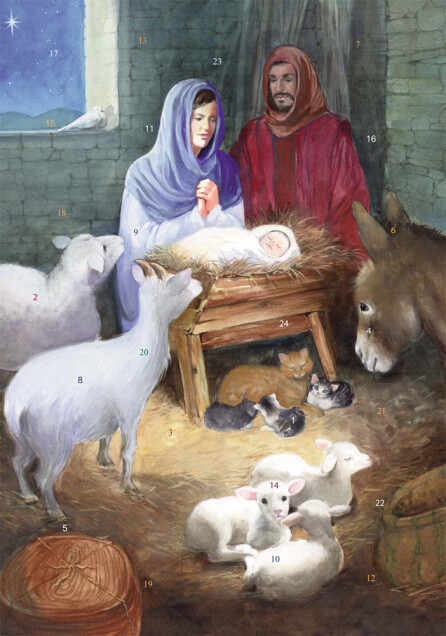 The Christ Child Advent Calendar BB873