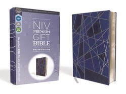 Bible: NIV Premium Gift Bible Youth Edition - Leathersoft Blue
