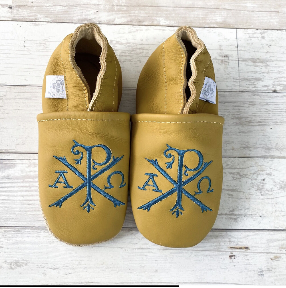 Chews Life Emmaus Crib Shoes - Yellow