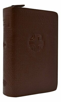 Liturgy of the Hours Brown Leather Zipper Cover Vol 3 403/10lc