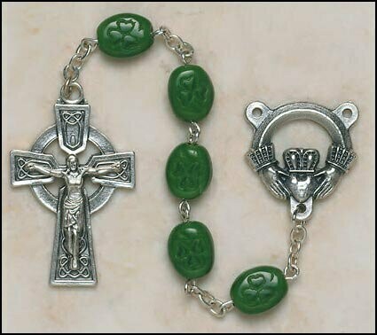 Shamrock Our Lady of Knock Irish Rosary SO67SR7644CLAD